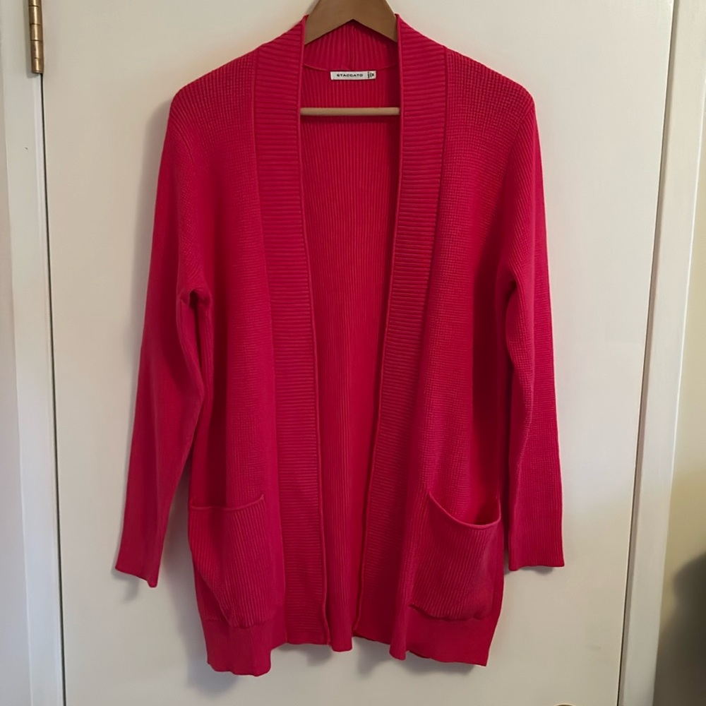 Staccato VGUC lovely open cardi,pockets.